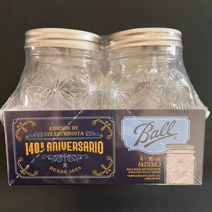 Mason jars 140th anniversary collector edition